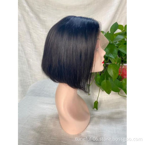 Wholesale T Part Lace Wigs For Black Women Brazilian Virgin Hair Transparent Lace Human Hair Wigs 13X4X1 T Part Human Hair Wig